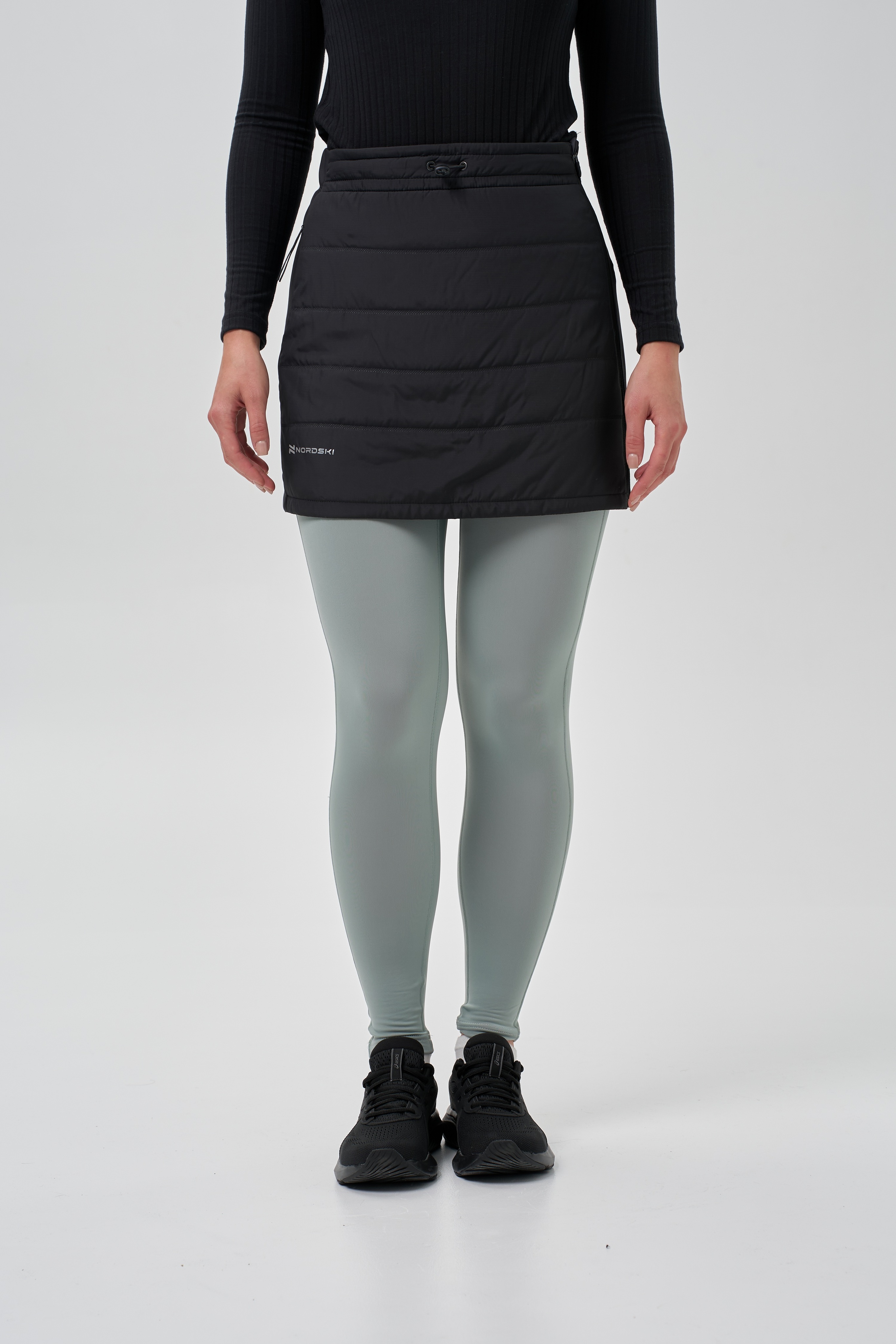 Женская лыжная утепленная юбка Nordski Hybrid Pro 2.0 black