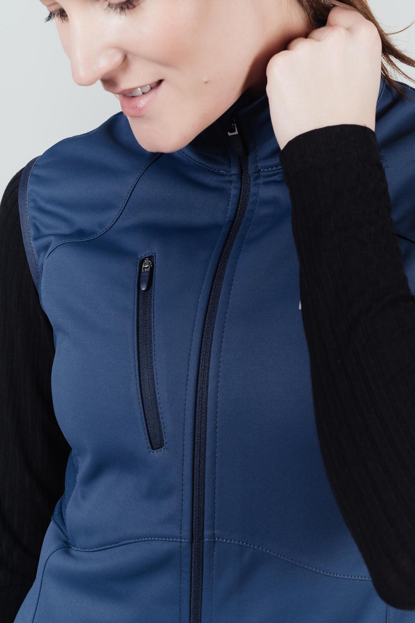 Женский лыжный жилет Nordski Pro blue - 5