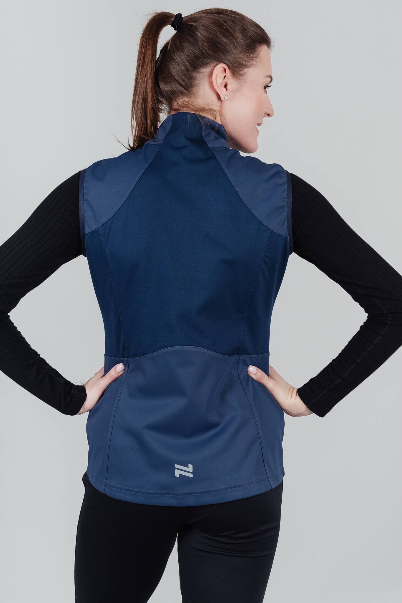 Женский лыжный жилет Nordski Pro blue - 4