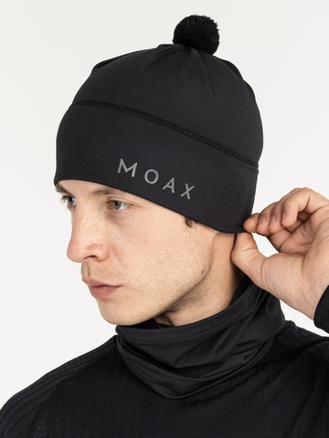 Лыжная шапка Moax Tauri Stretch унисекс черная