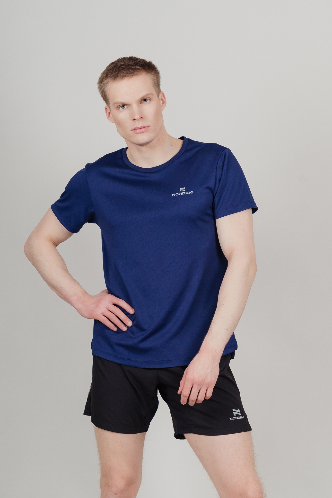 Мужской комплект для тренировок Nordski Run Athletic Belt navy-black - 2