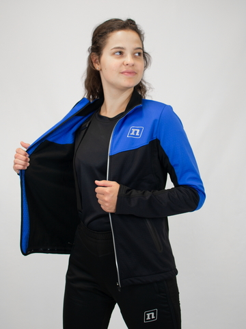 Женский тренировочный лыжный костюм Noname On the Move 24 black-blue