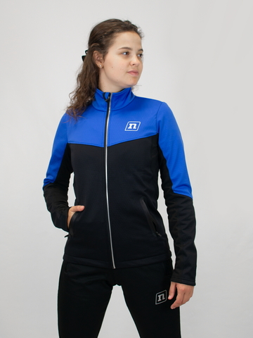 Женский тренировочный лыжный костюм Noname On the Move 24 black-blue