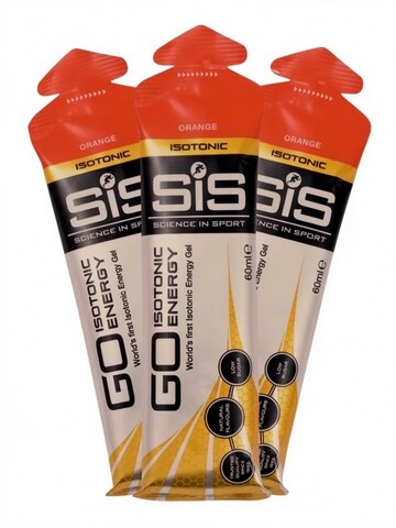 Набор углеводных гелей SIS Go Isotonic Gel апельсин