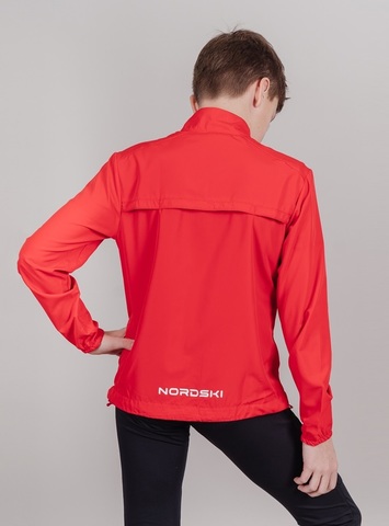 Детская куртка для бега Nordski Jr Motion красная