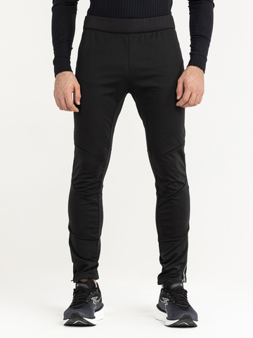 Мужские лыжные брюки Moax Tauri Softshell черные