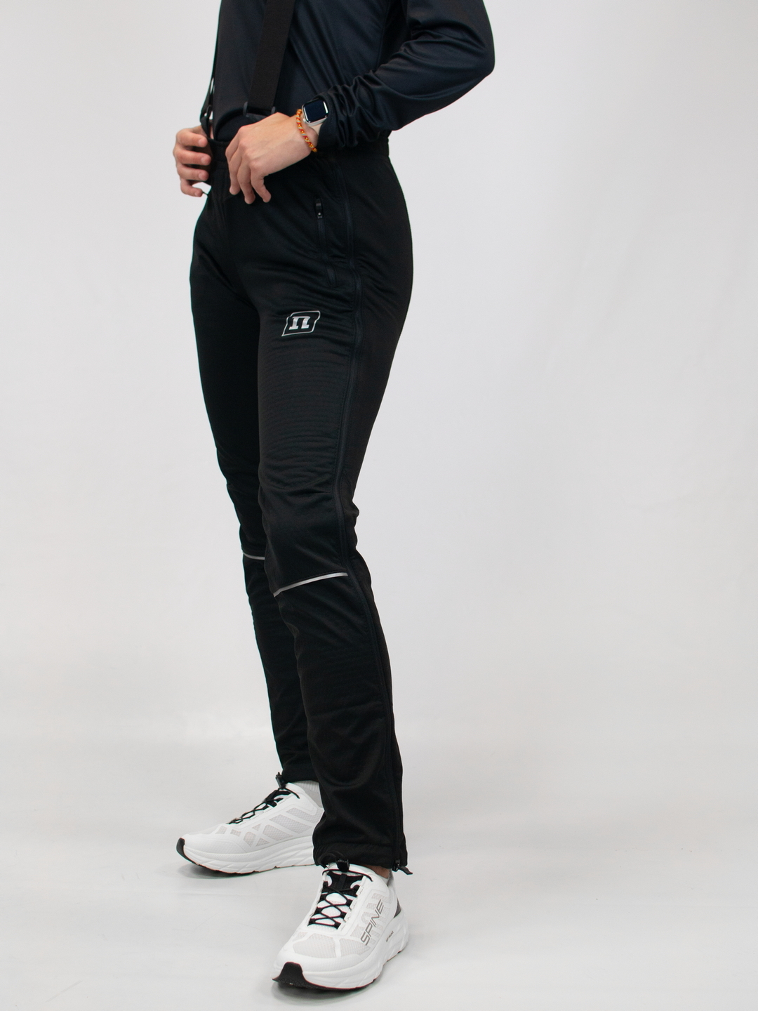 Женский тренировочный лыжный костюм Noname On the Move 24 black-blue - 7