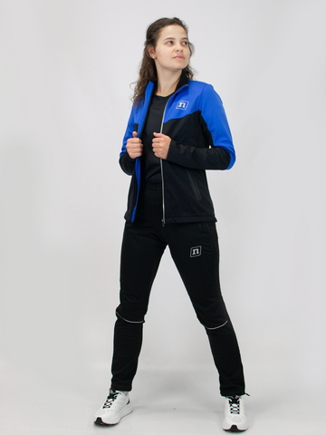 Женский тренировочный лыжный костюм Noname On the Move 24 black-blue