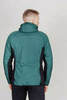 Мужская тренировочная куртка капюшоном Nordski Hybrid Warm alpine green-black - 2