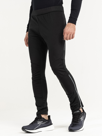 Мужские лыжные брюки Moax Tauri Softshell черные