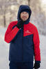 Nordski Premium Sport теплая лыжная куртка мужская navy-red - 4
