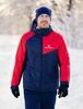 Nordski Premium Sport теплая лыжная куртка мужская navy-red - 1