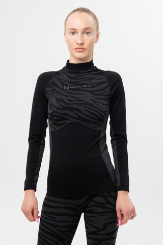 Женский комплект термобелья Nordski Snake black-grey