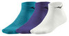Комплект носков Mizuno Training Mid 3P белый-фиолетовый-бирюзовый - 1
