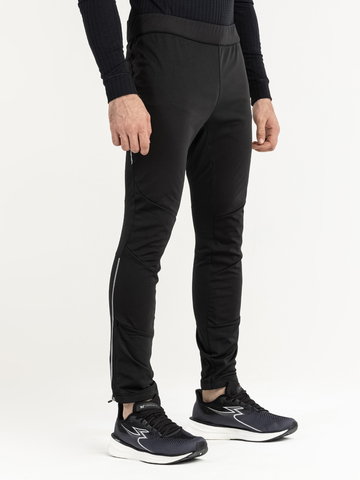 Мужские лыжные брюки Moax Tauri Softshell черные