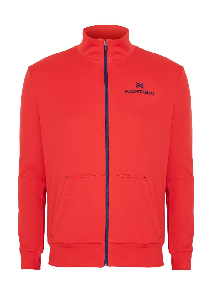 Nordski Zip Cuff спортивный костюм мужской red-black - 2
