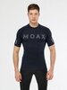 Мужская термофутболка Moax Race SS темно-синяя - 1