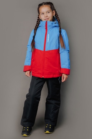 Nordski Kids Montana утепленный лыжный костюм детский blue-red