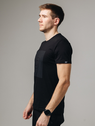 Спортивная беговая футболка Noname Logo UX черная