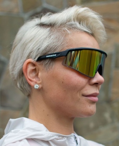 Спортивные профессиональные очки Noname Livigno черные