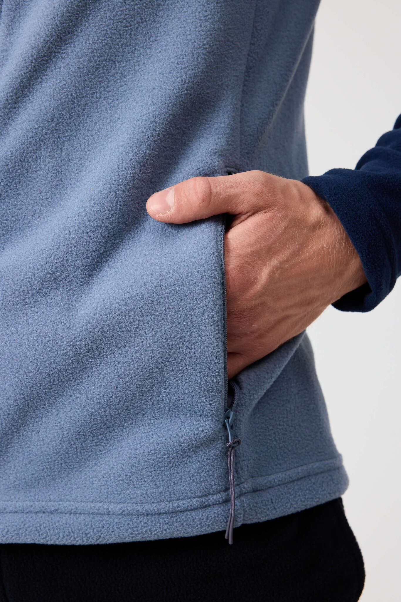 Мужская флисовая толстовка Nordski Fleece volcan-grey - 5