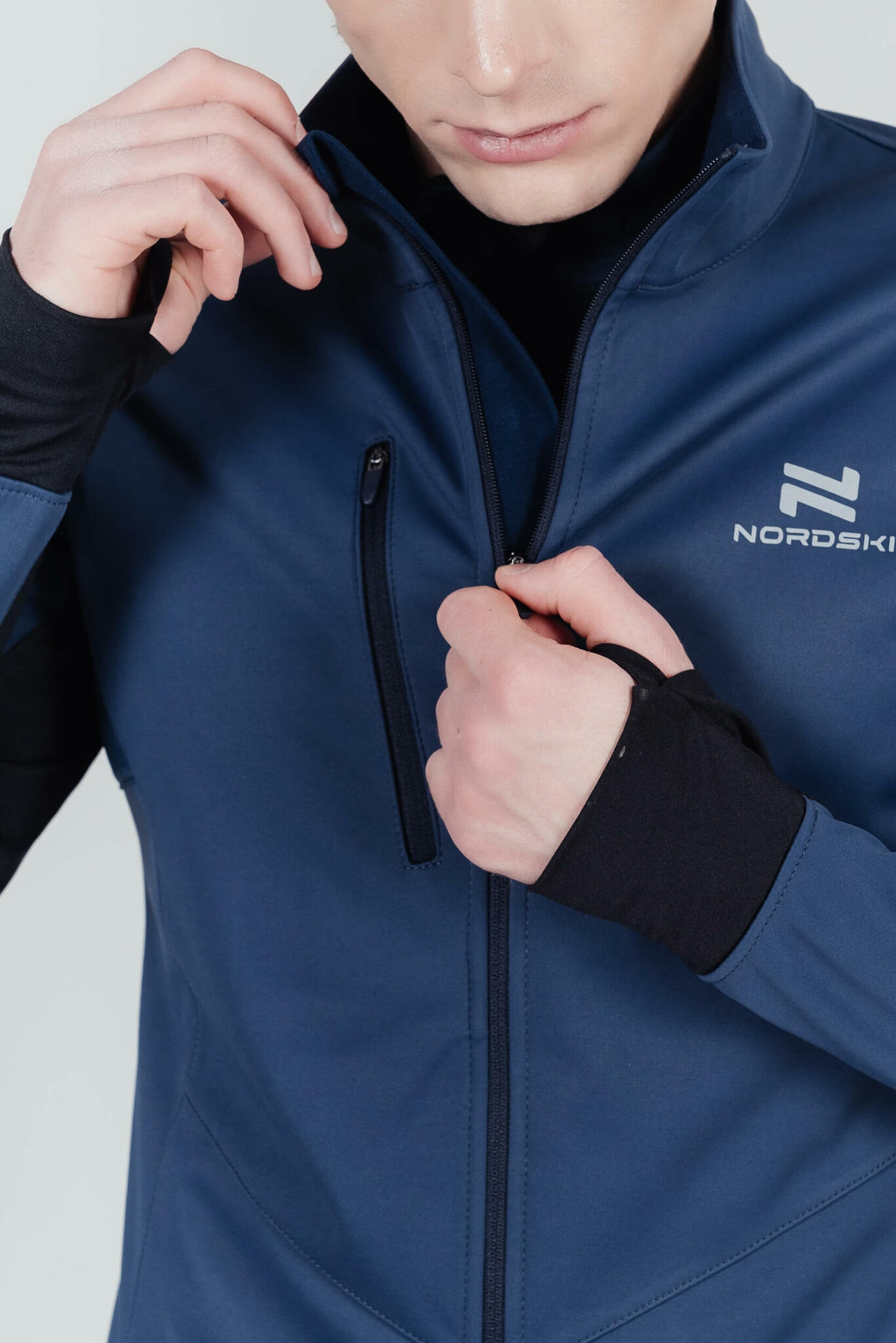 Мужской лыжный жилет Nordski Pro blue - 3