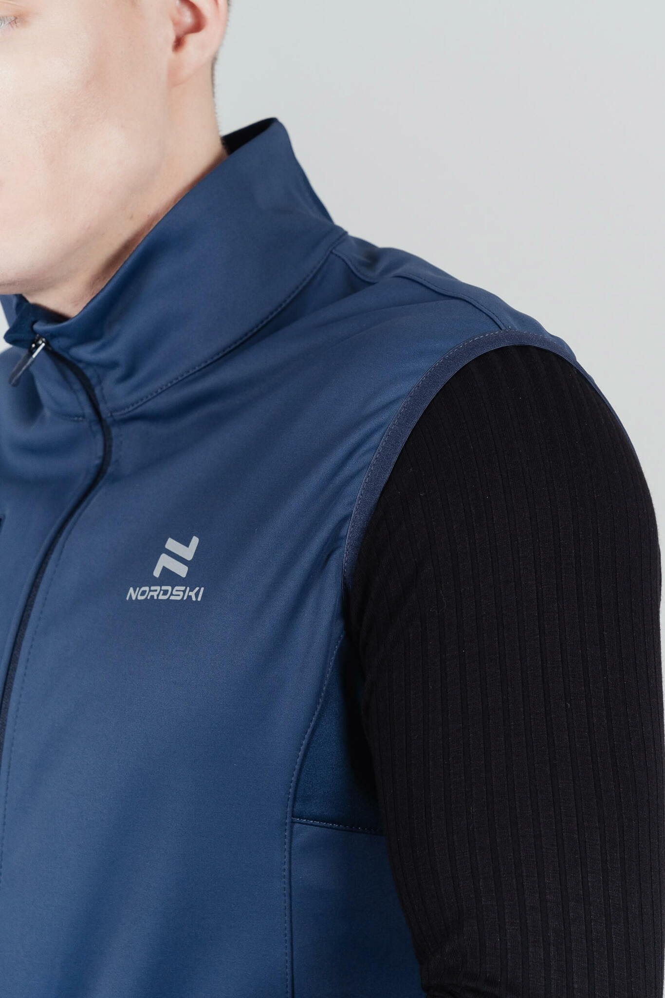 Мужской лыжный жилет Nordski Pro blue - 5