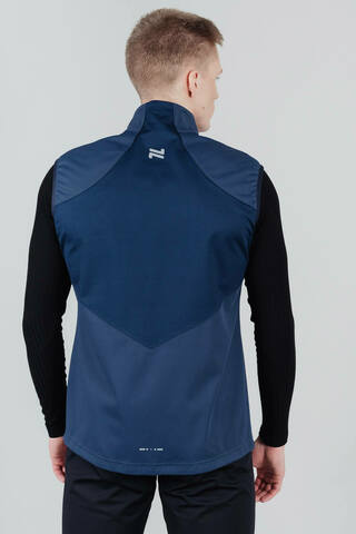 Мужской лыжный жилет Nordski Pro blue