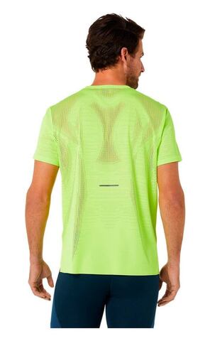 Asics Ventilate Actibreeze Ss Top футболка для бега мужская зеленая