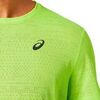 Asics Ventilate Actibreeze Ss Top футболка для бега мужская зеленая - 6