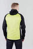 Мужская тренировочная куртка с капюшоном Nordski Hybrid Hood black-lime - 2