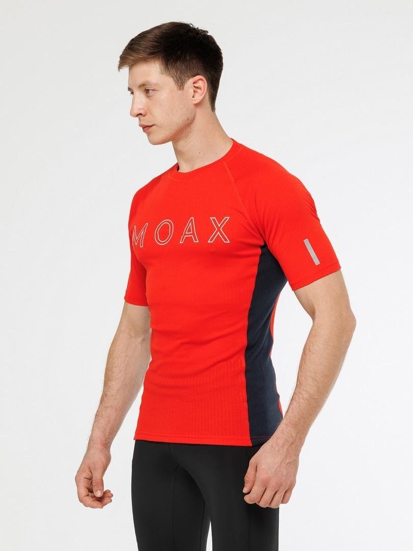Мужская термофутболка Moax Race SS ярко-красная - 3