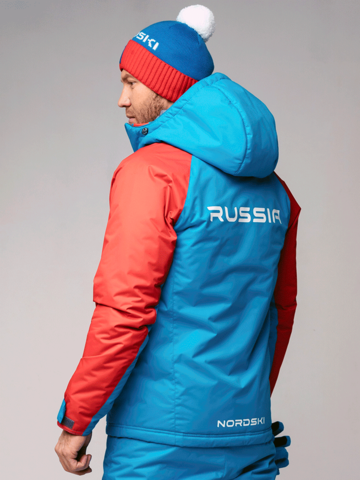 Nordski National 2.0 утепленный лыжный костюм мужской red
