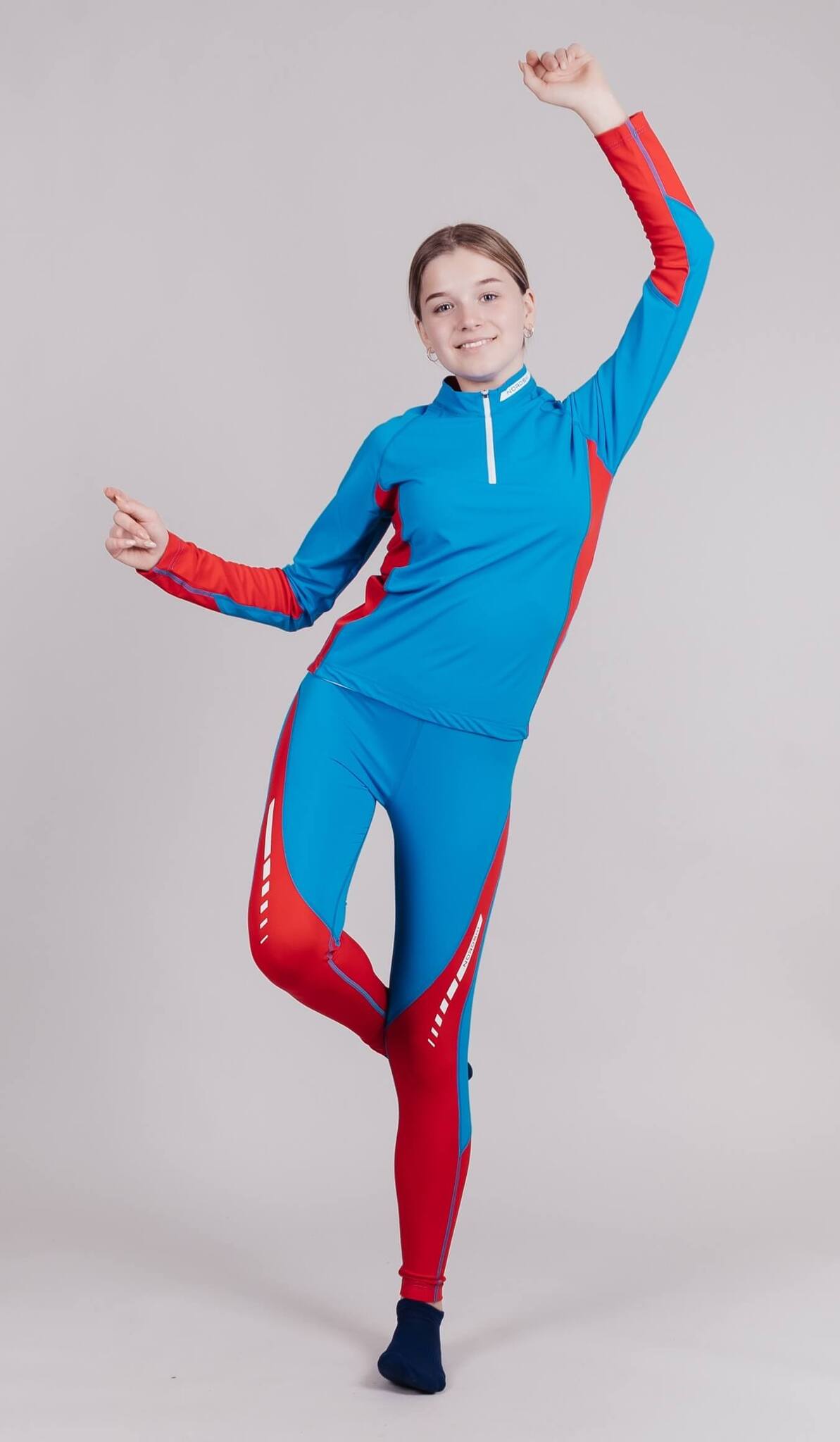 Nordski Jr Base детский гоночный комбинезон blue-red - 7