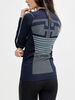 Женское термобелье рубашка Craft Active Intensity темно-синяя - 3