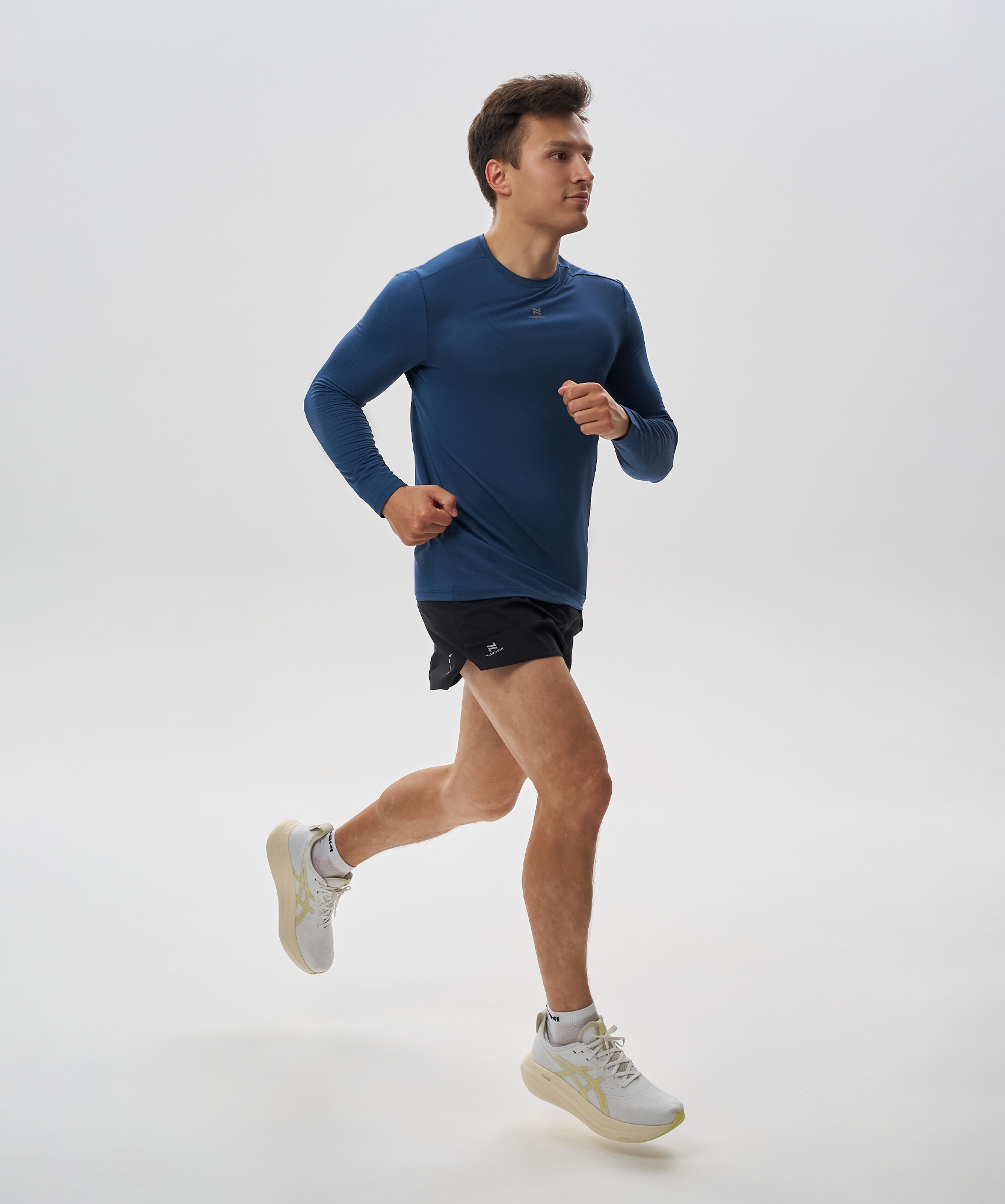 Футболка для бега с длинным рукавом Nordski Run 2.0 dark denim - 9