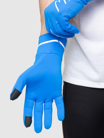 Перчатки для бега Moax Speed Pro ярко-синие