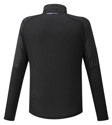 Mizuno Hybrid Dry Aeroflow Ls Hz рубашка для бега мужская черная