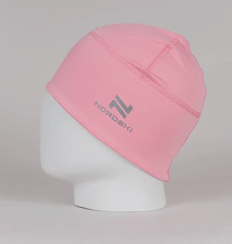 Детская тренировочная шапка Nordski Jr Warm candy pink