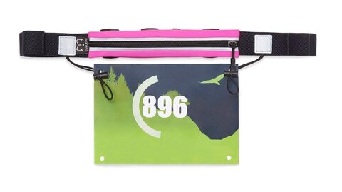Поясная сумка для бега Enklepp Run Belt Fast розовая