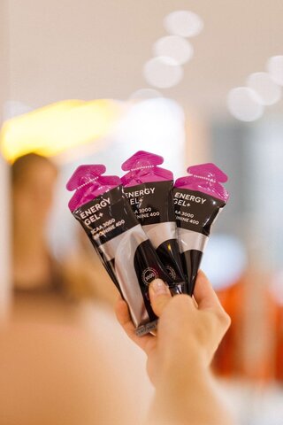 Энергетический гель с ВСАА GEL4U Energy GEL + ВСАА 60 г лесные ягоды