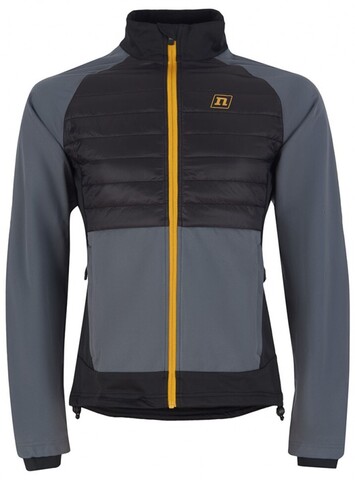 Мужская лыжная куртка Noname Hybrid 22 black-grey