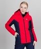 Теплая лыжная куртка женская Nordski Base iris-red - 1