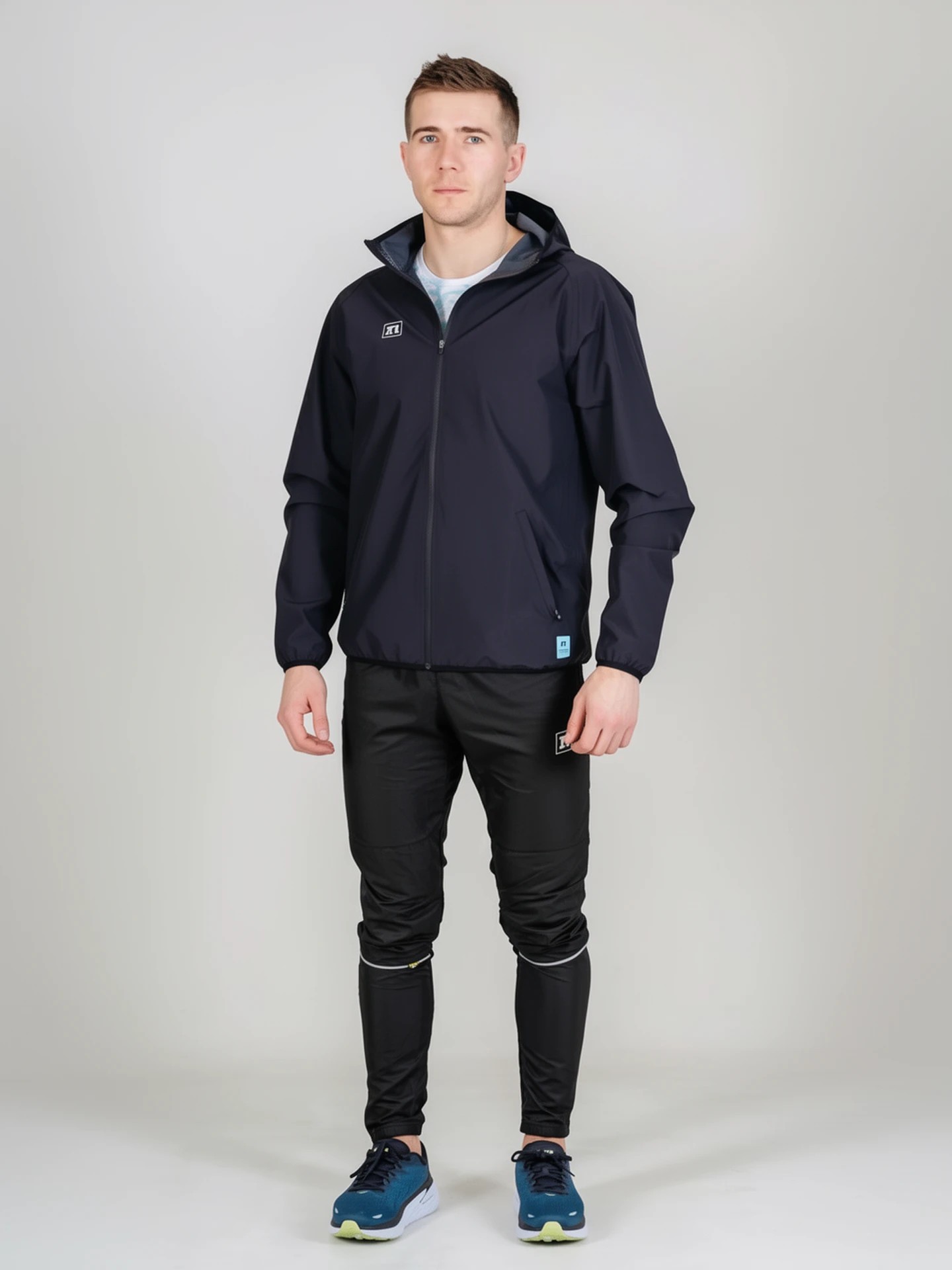 Мужской костюм для бега Noname Storm Running черный