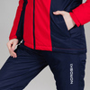Теплая лыжная куртка женская Nordski Base iris-red - 5