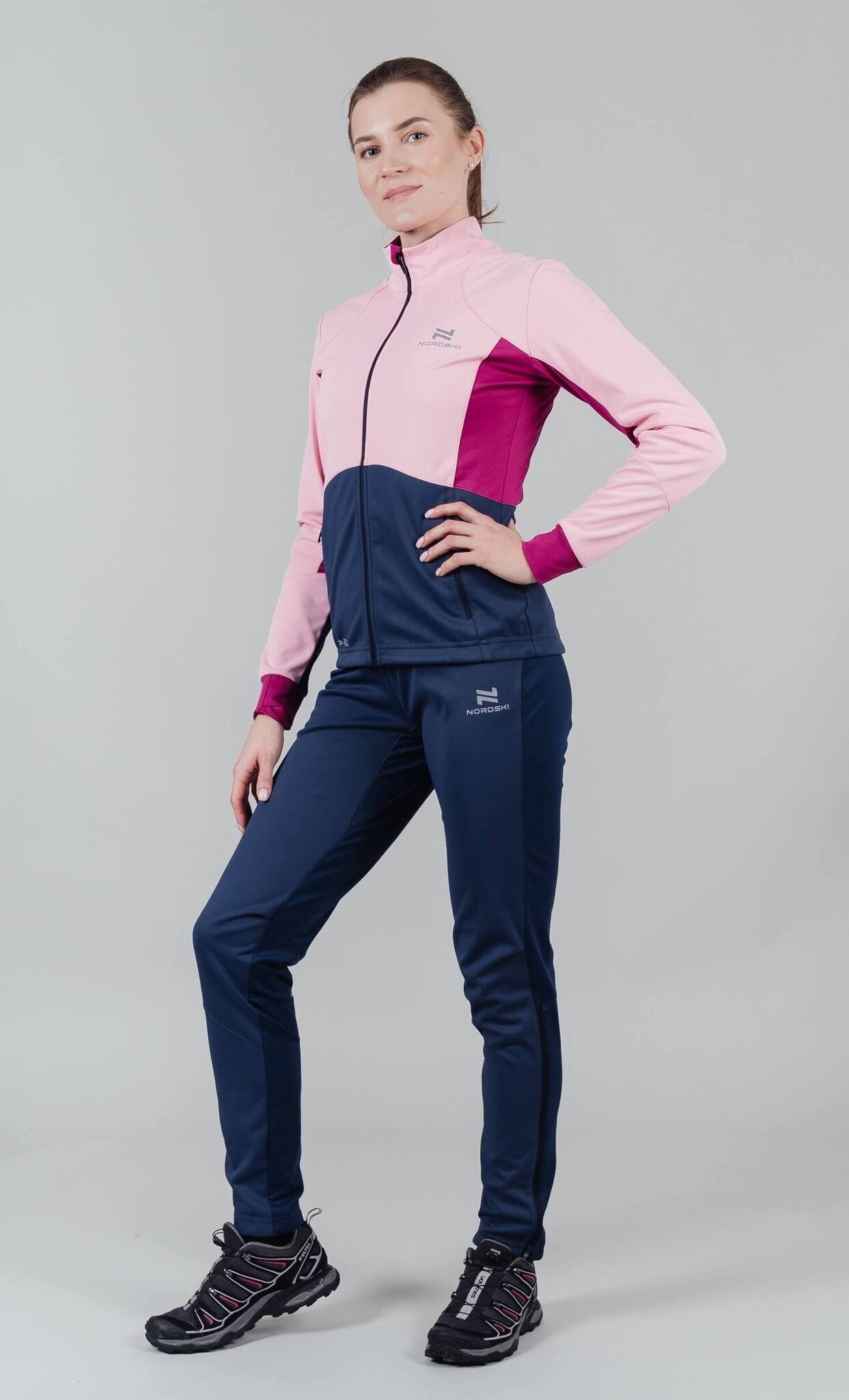Женская тренировочная лыжная куртка Nordski Pro candy pink - 12