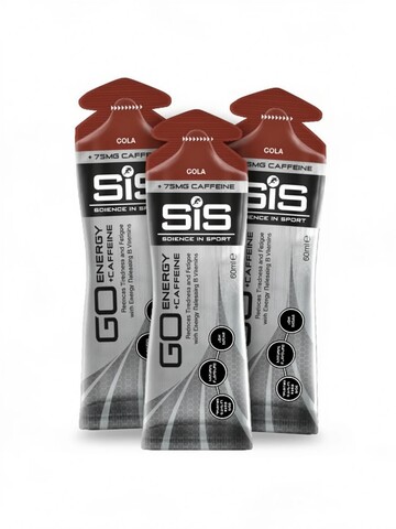 Набор углеводных гелей с кофеином SIS Go Isotonic Gel + Caffeine 60 мл кола