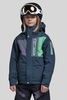 8848 ALTITUDE NEW LAND детская горнолыжная куртка темно-зеленая - 1