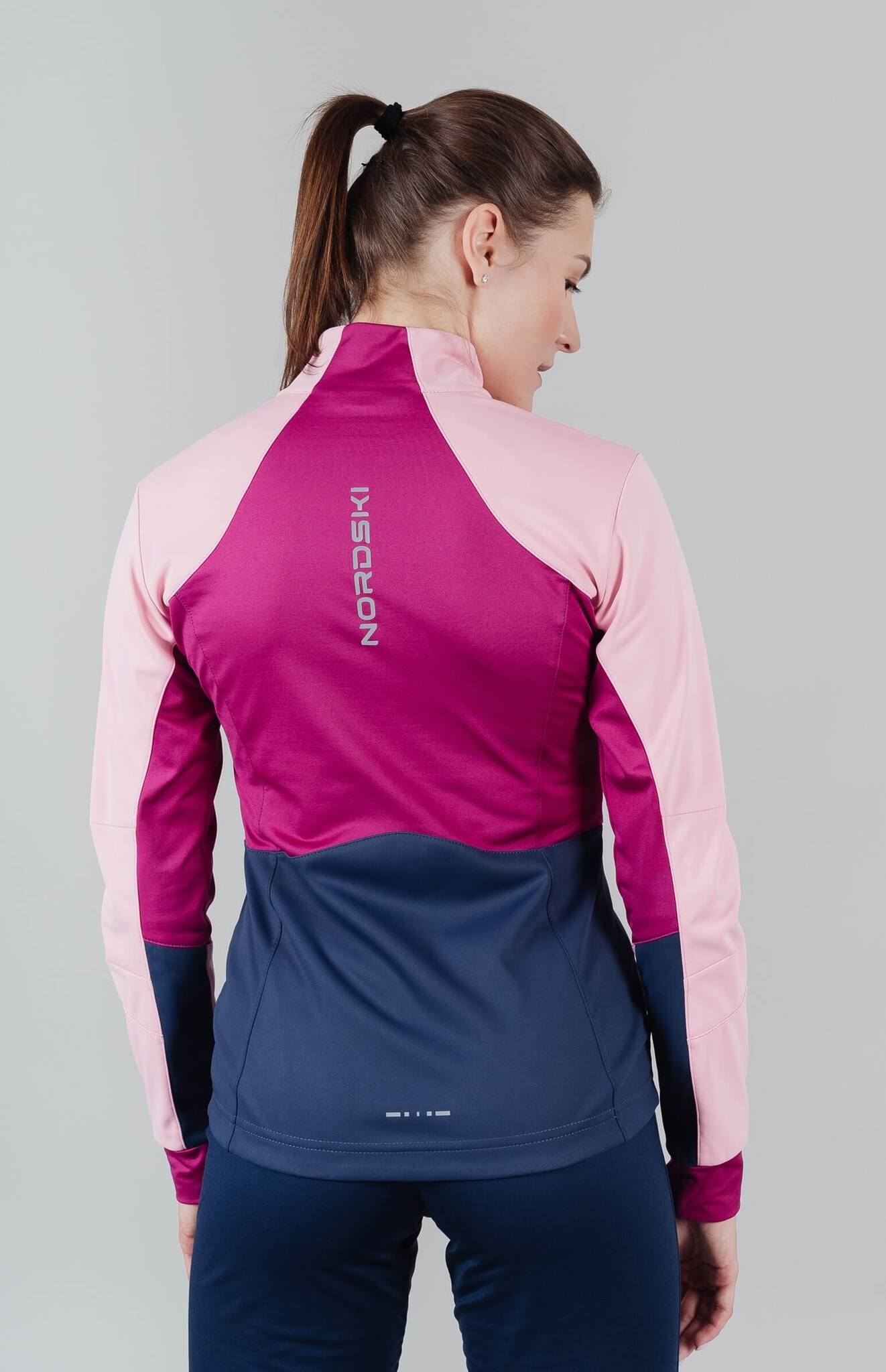 Женская тренировочная лыжная куртка Nordski Pro candy pink - 4