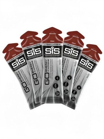 Набор углеводных гелей с кофеином SIS Go Isotonic Gel + Caffeine 60 мл кола